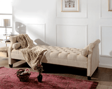 Load image into Gallery viewer, FABLE Simple Modern Luxe Bench | Button-Tufted