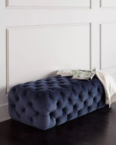 COSGROVE Luxury Modern Bench | Full Button-Tufted