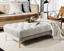 Load image into Gallery viewer, SUTTON Modern Luxe Bench | Button-Tufted