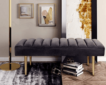 Load image into Gallery viewer, TORY Modern Luxe Bench | Channel-Tufted