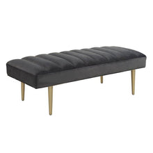 Load image into Gallery viewer, TORY Modern Luxe Bench | Channel-Tufted