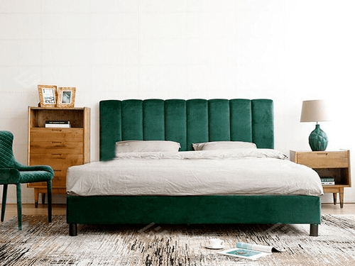 MALIN Modern Luxury Bed Frame | Channel-Tufted