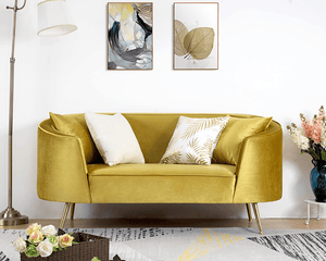 PERRIE Modern Luxe Curve Sofa