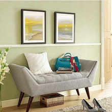 Load image into Gallery viewer, STRATO Simple Modern Bench | Button-Tufted