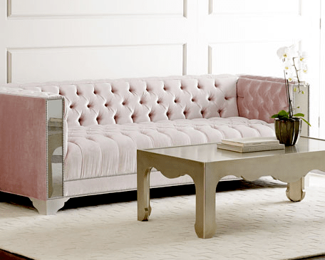 Exclusive | CULHANE Mirrored Luxury Sofa | Button-Tufted