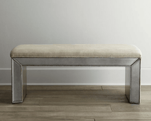 Load image into Gallery viewer, HUGH Mirrored Luxury Bench
