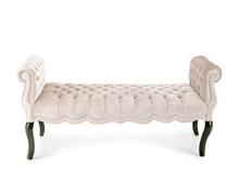 Load image into Gallery viewer, ELISE Modern Luxe Bench | Button-Tufted
