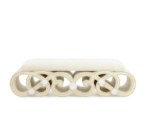 Exclusive | CYRUS Mirrored Luxury Bench | Ribboned